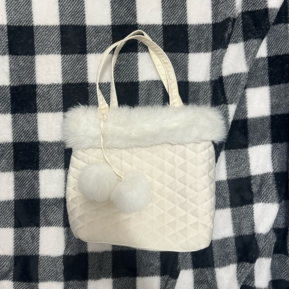 SOLD  Y2K fuzzy handbag